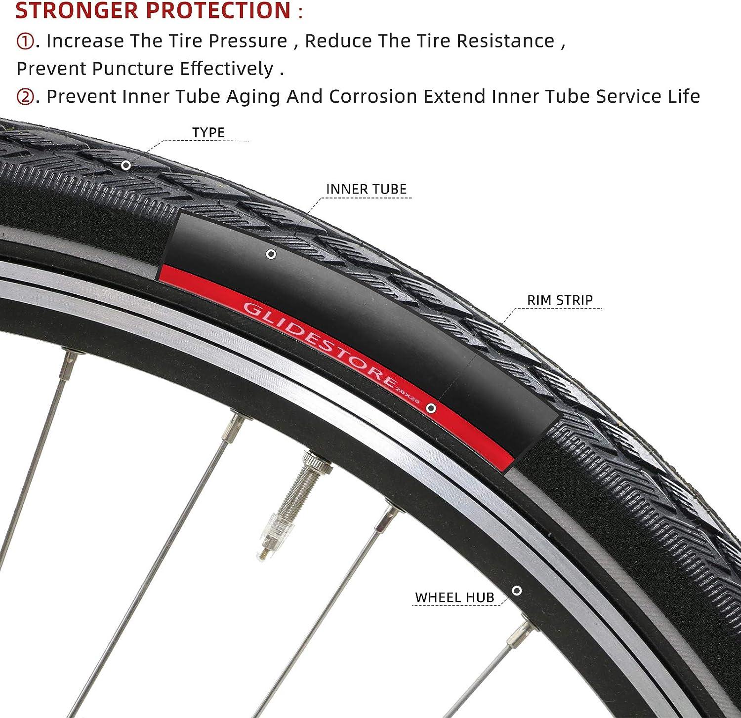 GLIDESTORE Pack Bicycle Rim Strip Tape for Road MTB Mountain