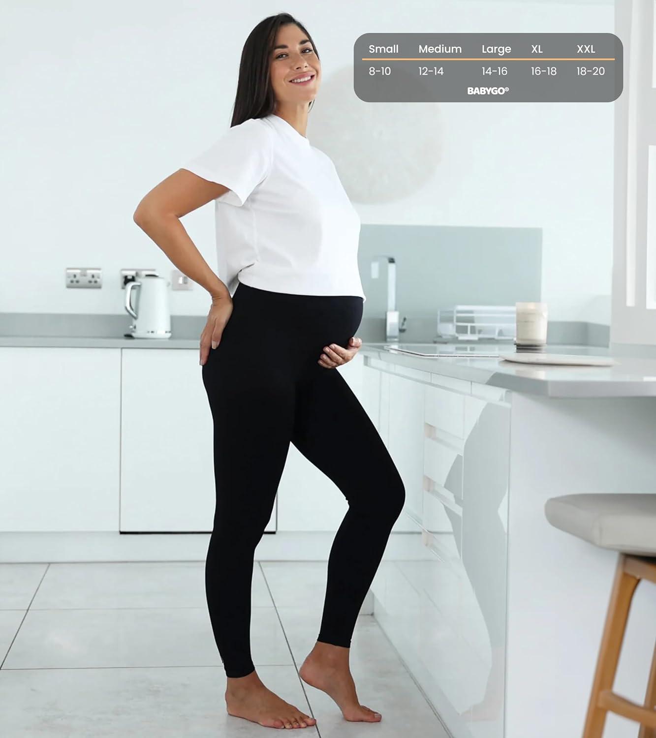 BABYGO Maternity Leggings TriStretch for Pregnant Women