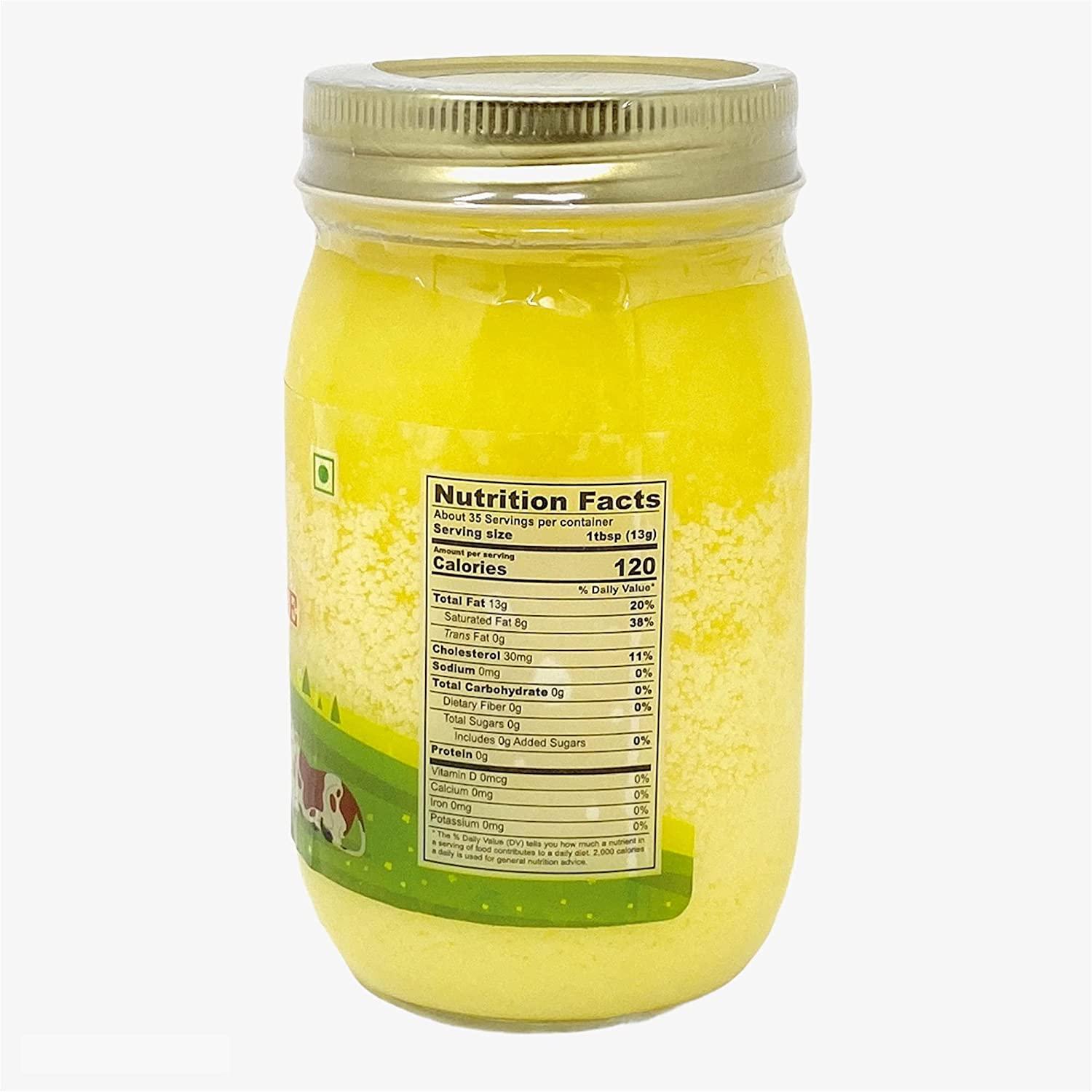 Desi Kitchen DESI GHEE (Clarified Butter) 16oz (1 Pint) By Rani Foods Inc (1 Pack) 16 Fl Oz