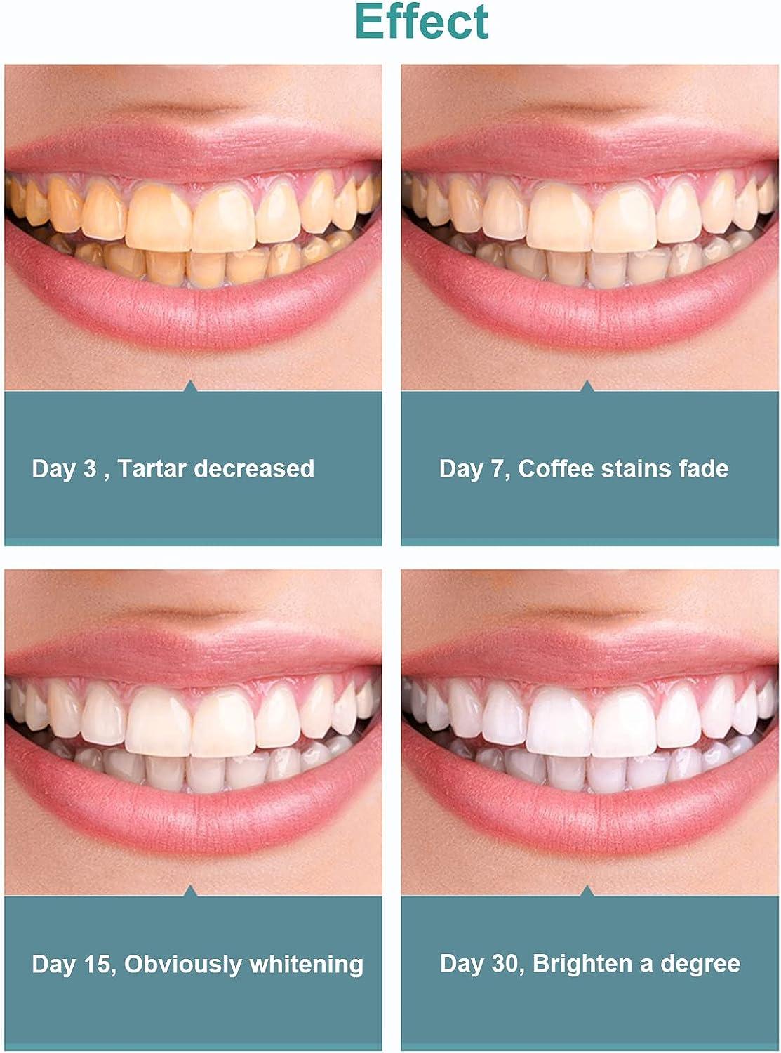 Teeth Whitening Powder Sea Salt Tooth Cleaning Powder White Birch