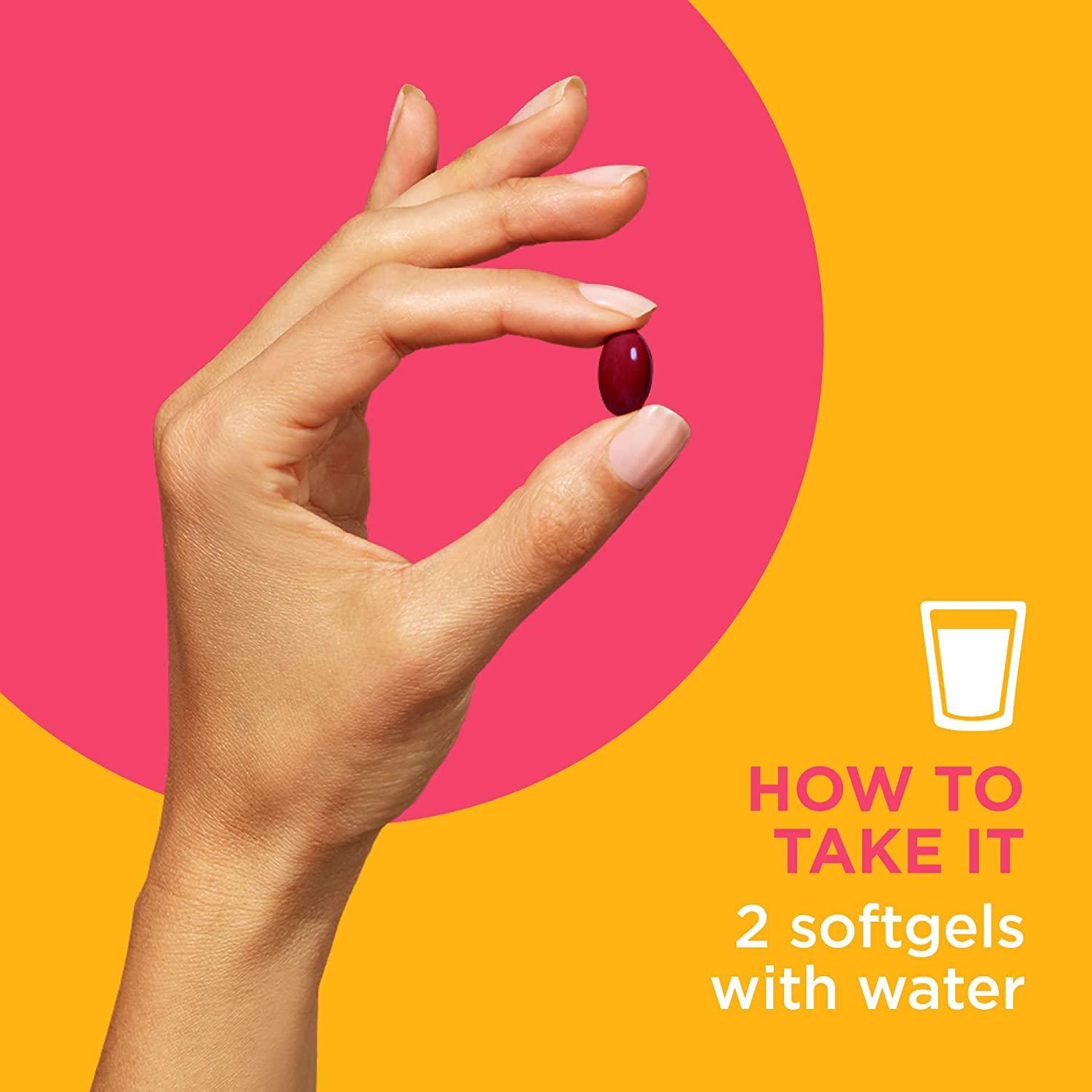 OLLY Ultra Strength Prenatal Multivitamin Softgels, Supports Healthy