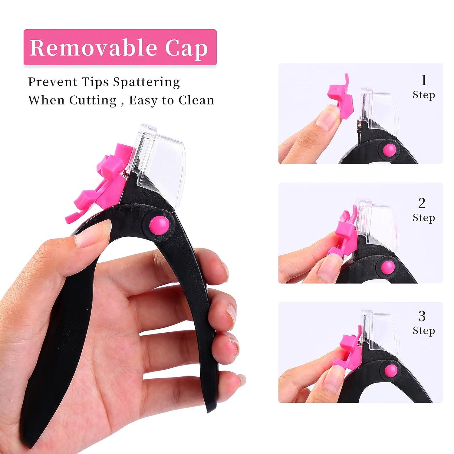 Buy Trendy club3 Pieces Acrylic Nail Clipper Nail Tip Trimmer Fake False  Nail Tip Clipper Nail Cuticle Cutter for Artificial Nails Manicure Nail Art  Tools, Black, Pink, Green Color Online at Lowest