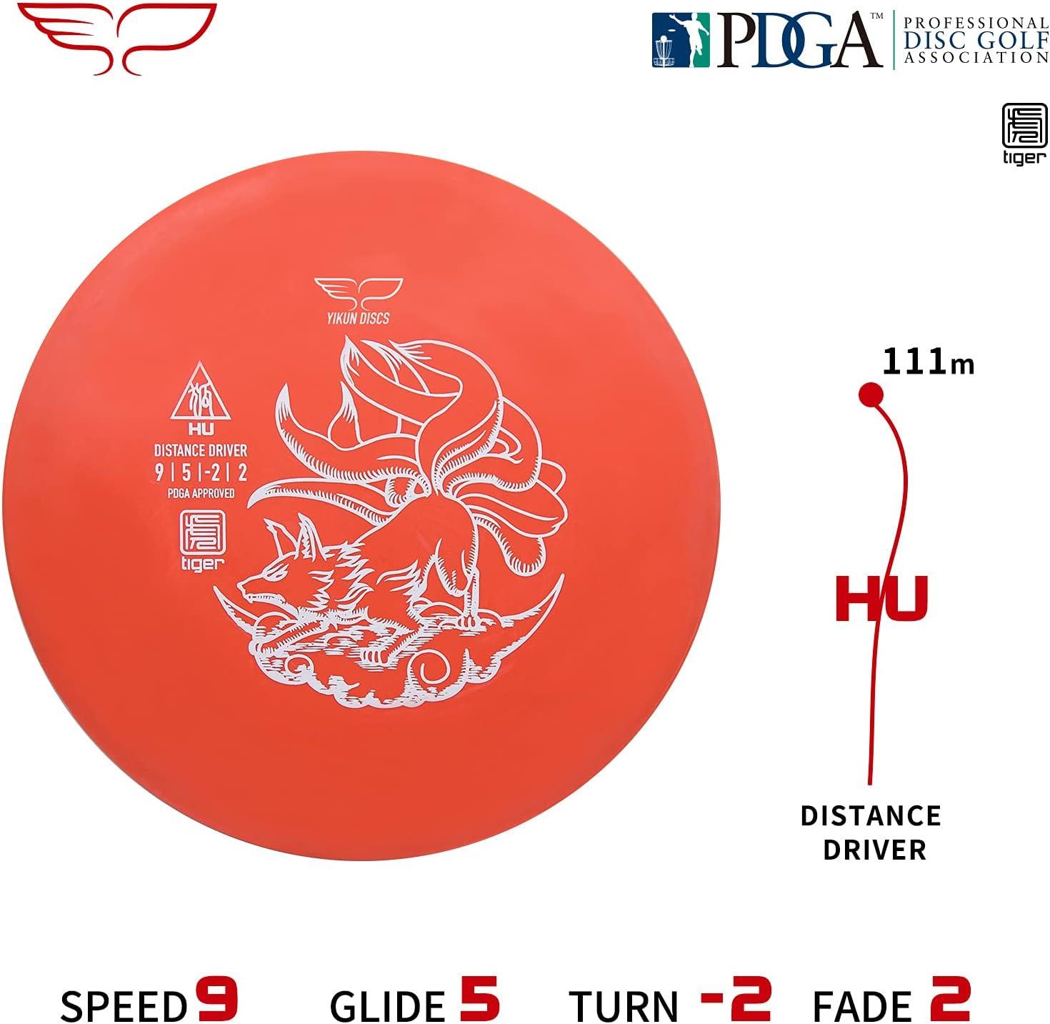 Yikun Disc Golf Starter Set PDGA Approved Beginners Discs Golf Set 3 in