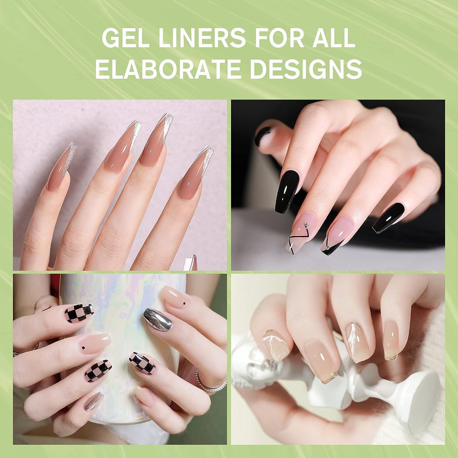 Airbrush Nails DIY Easy for Beginners, New Enail Silver Gel