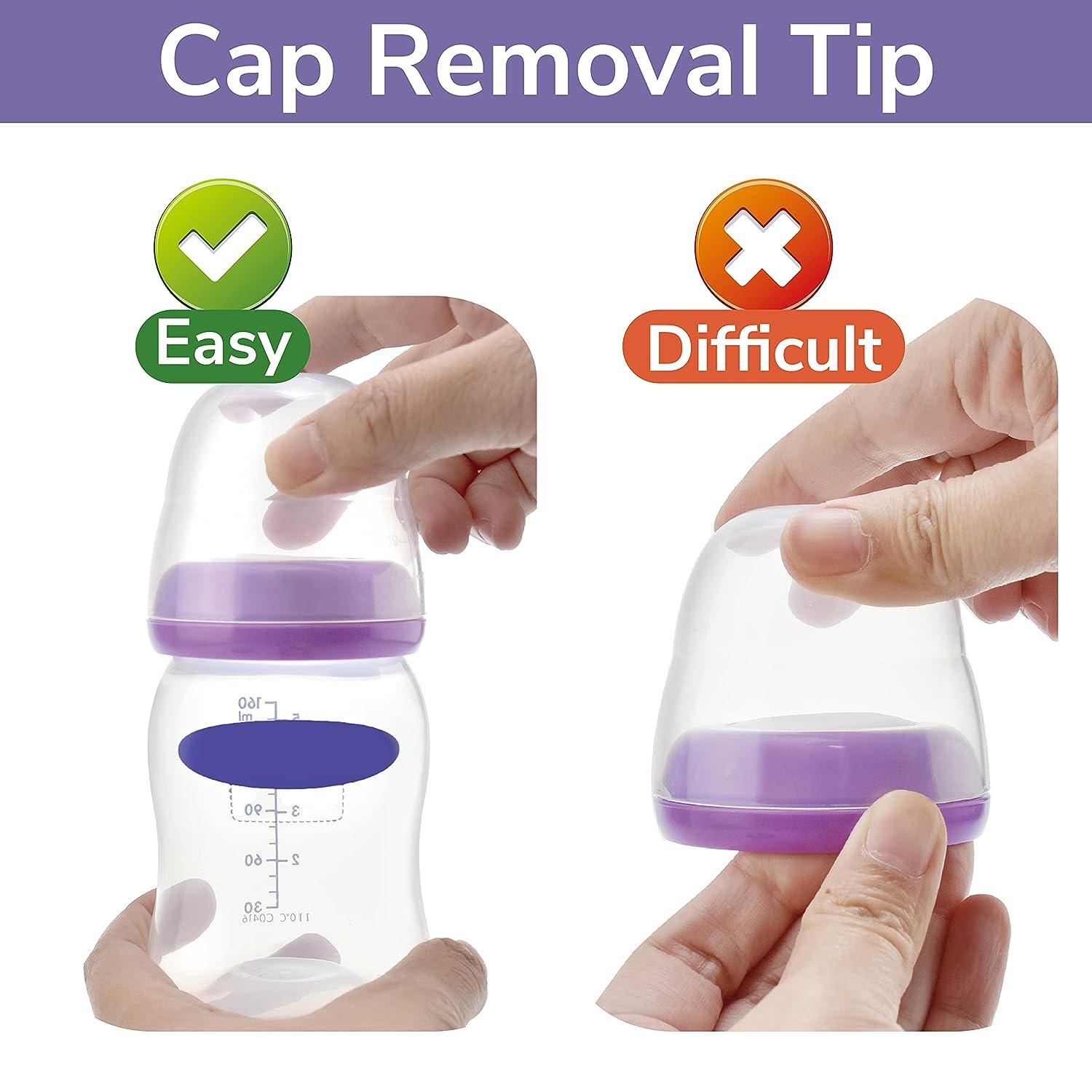 Maymom Bottle Dome Cap Bottle Top Sealing Disk Compatible with Lansinoh Bottle Momma Bottles Not