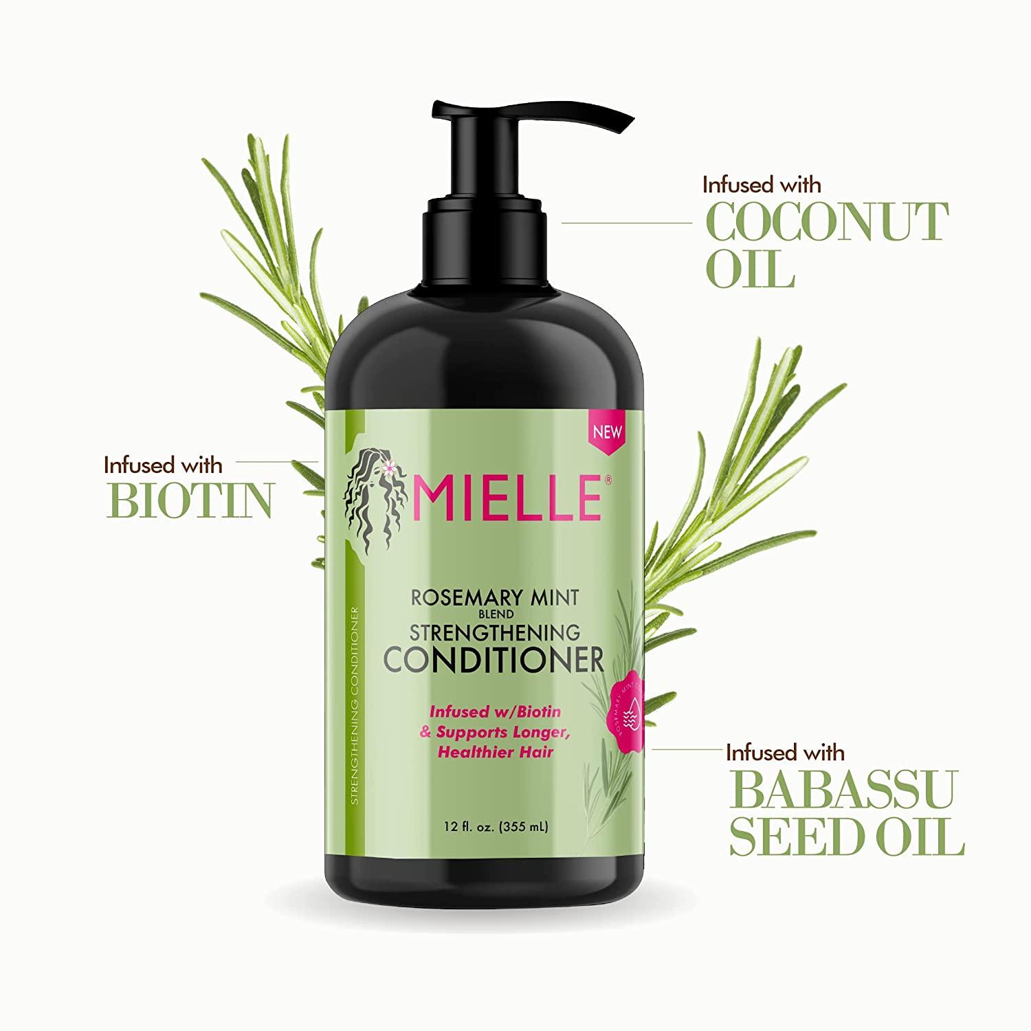Mielle Organics Rosemary Mint Strengthening Conditioner with Biotin - 12oz