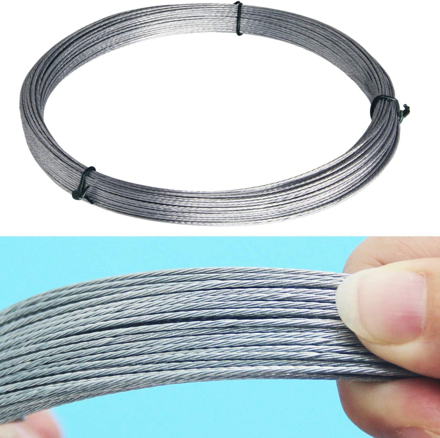 Picture Hanging Wire #2 100-Feet Braided Picture Wire Heavy for