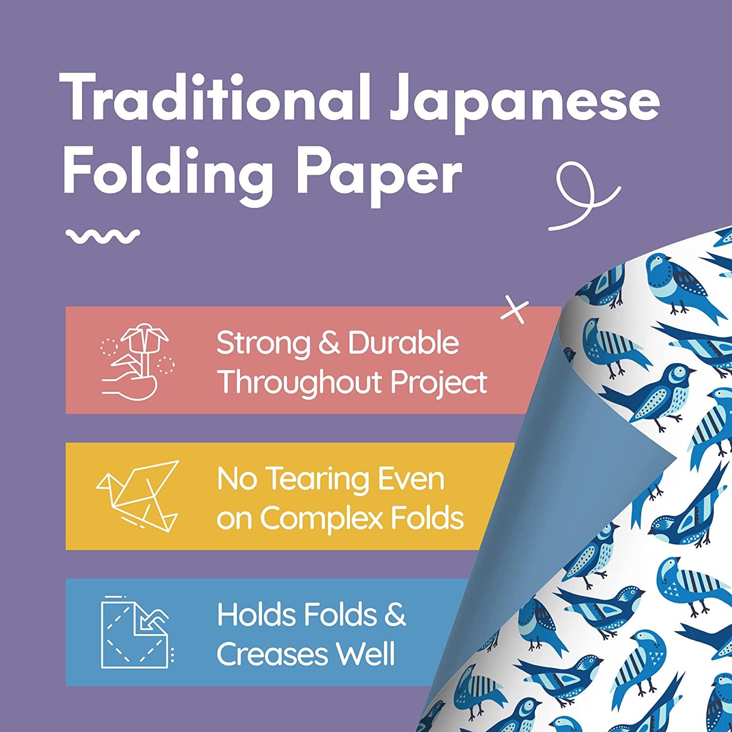 Origami Paper Set - 120 Sheets - Traditional Japanese Folding Papers  Including Floral, Animal Prints, Aztec, Geometric - Origami Paper 6x6 - Origami  Papers for Kids & Adults - Mozart Origami Kit