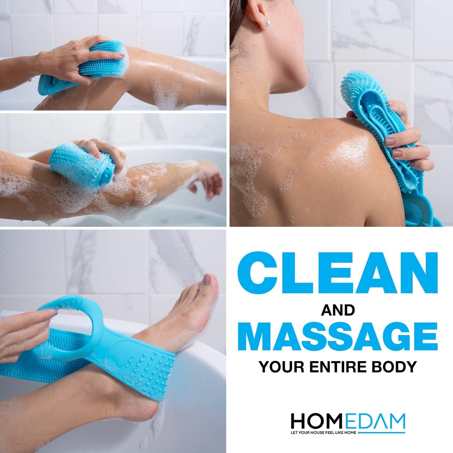 Silicone Back Scrubber for Shower, Back Scrubber for Shower, Back Scrubber, Silicone Body Brush