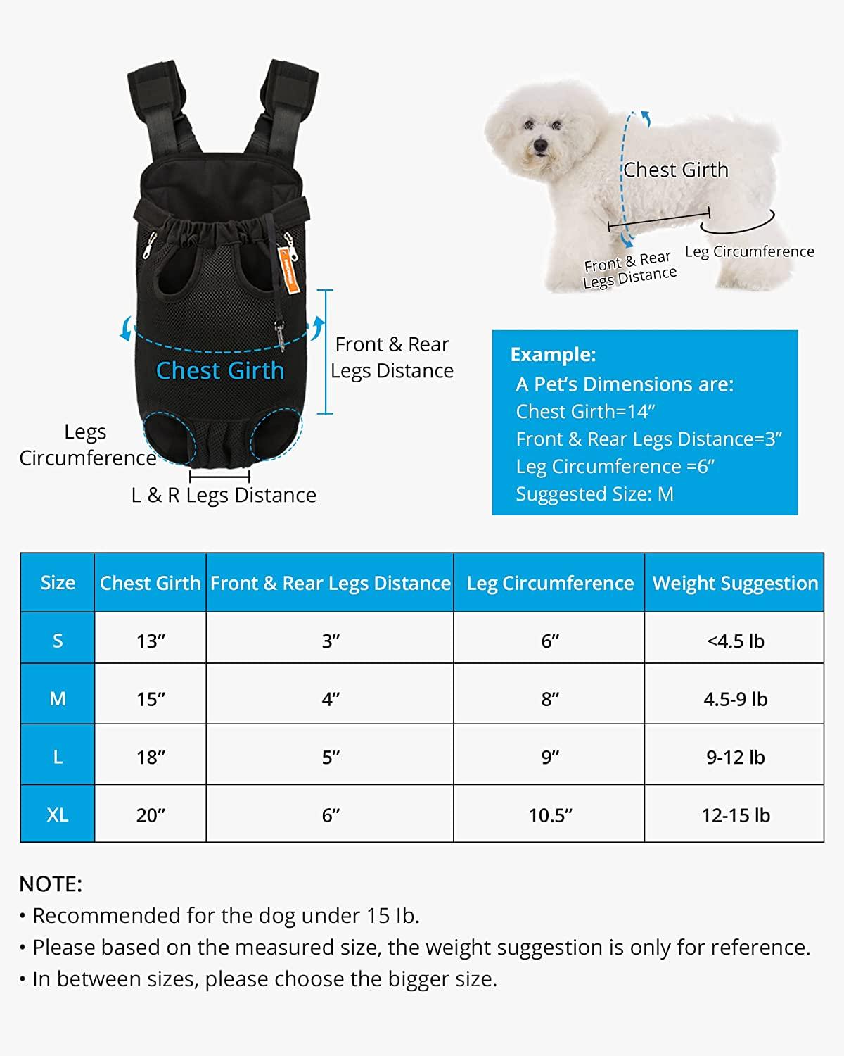 Front dog sales carrier backpack