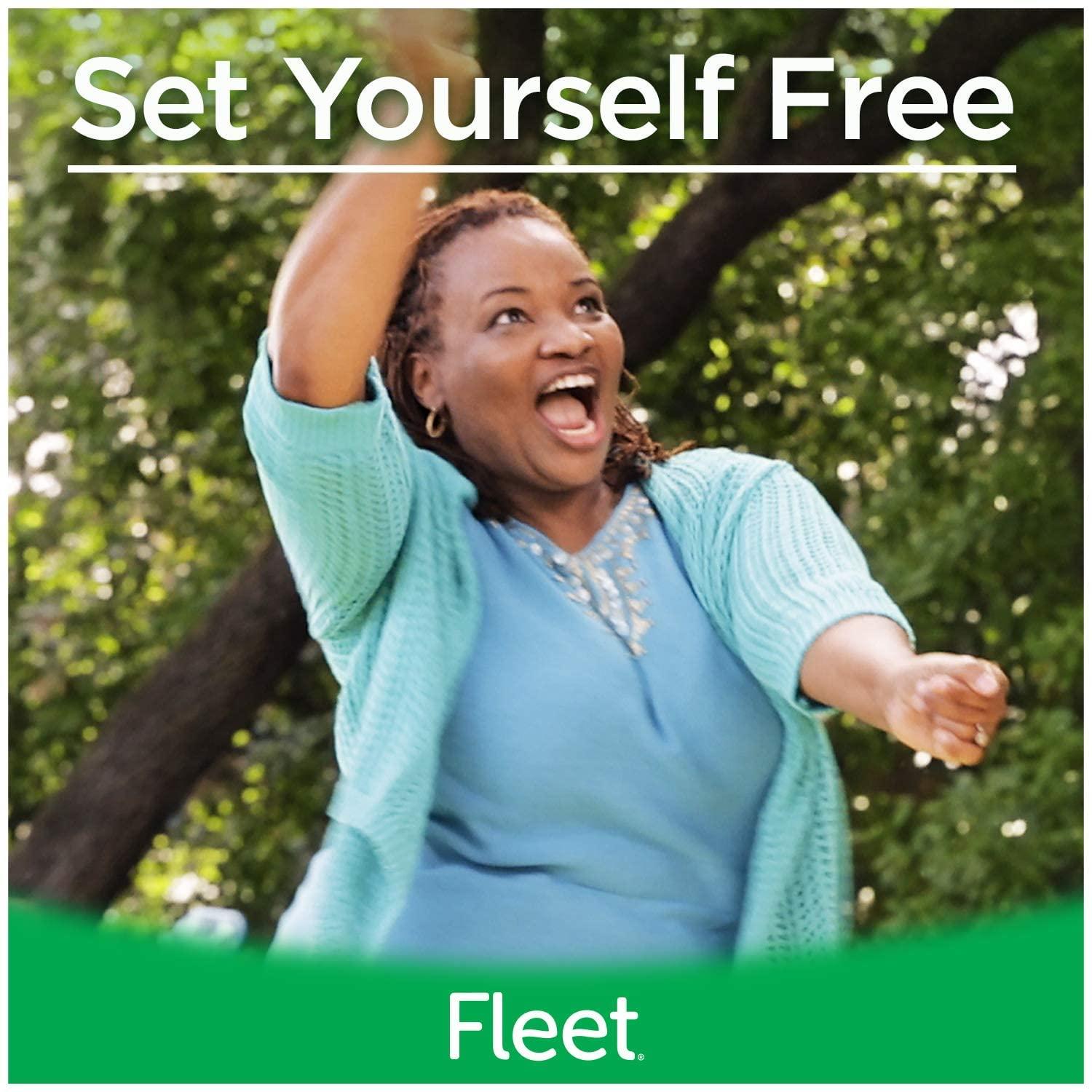 Fleet Adult Disposable Enemas 1 Box of 4 Enemas