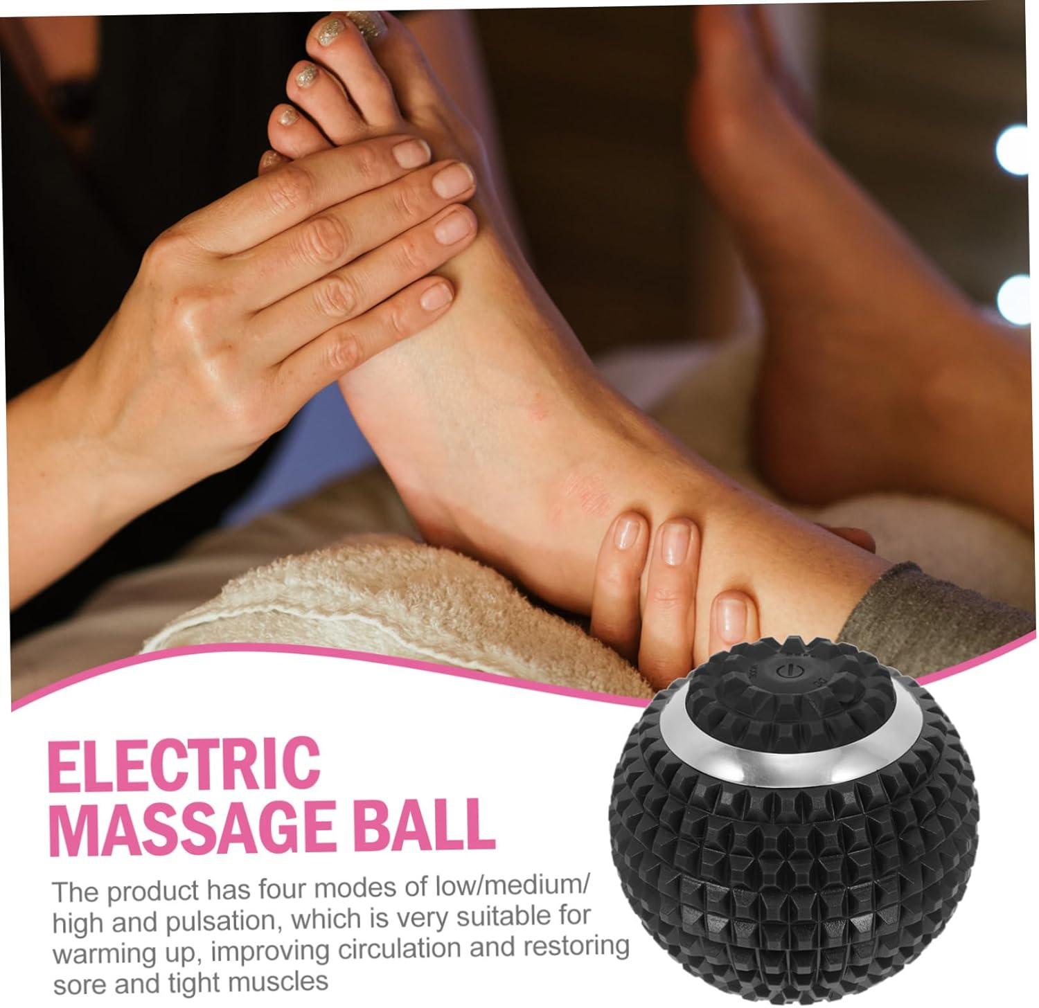 Magiclulu Vibrating Massage Globe - Relaxation & Recovery Ball for Sports  Yoga & Foot Massage