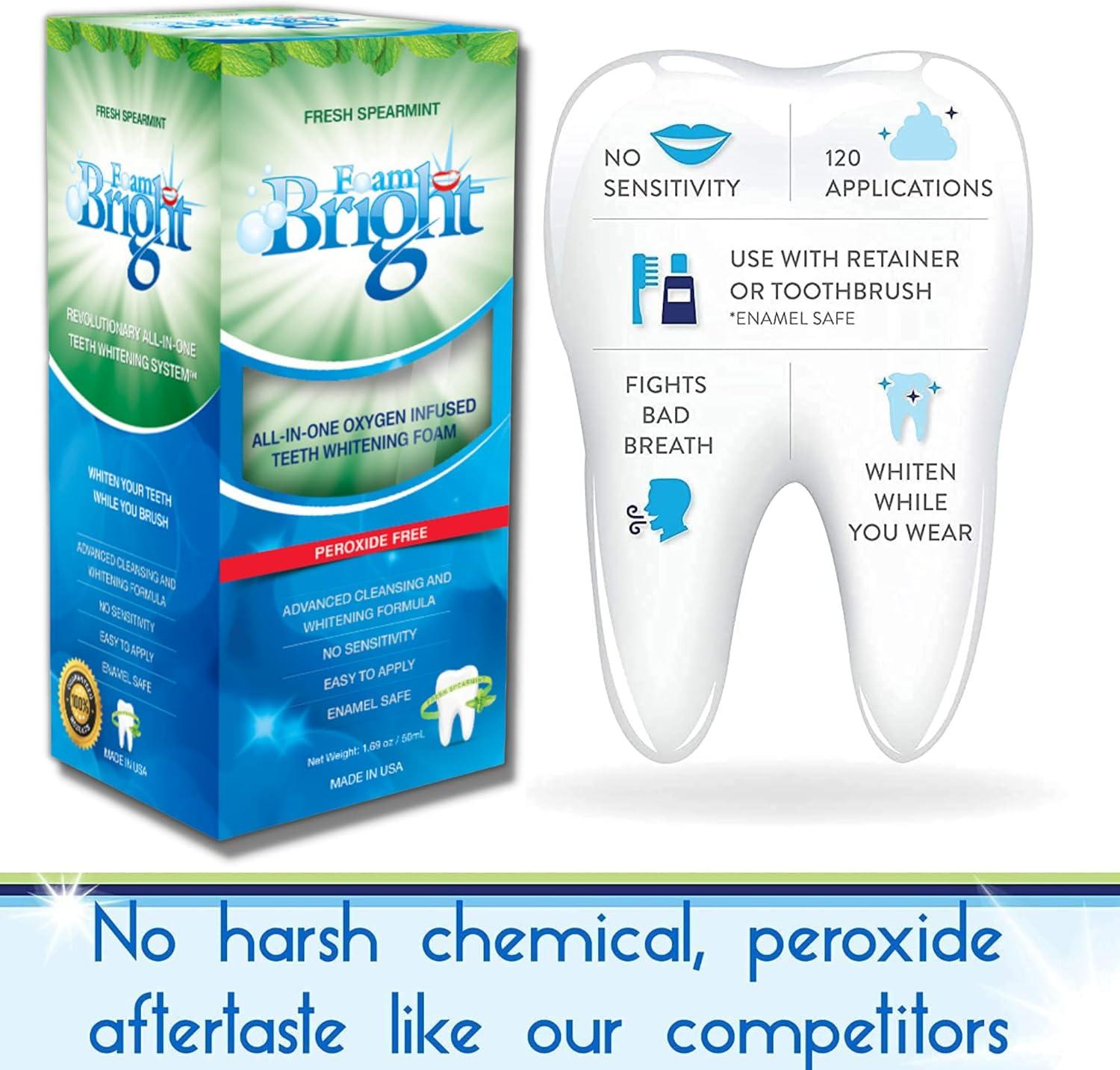 Retainer Foam Cleaner & Teeth Whitening Formula. The Ultimate Cleaning