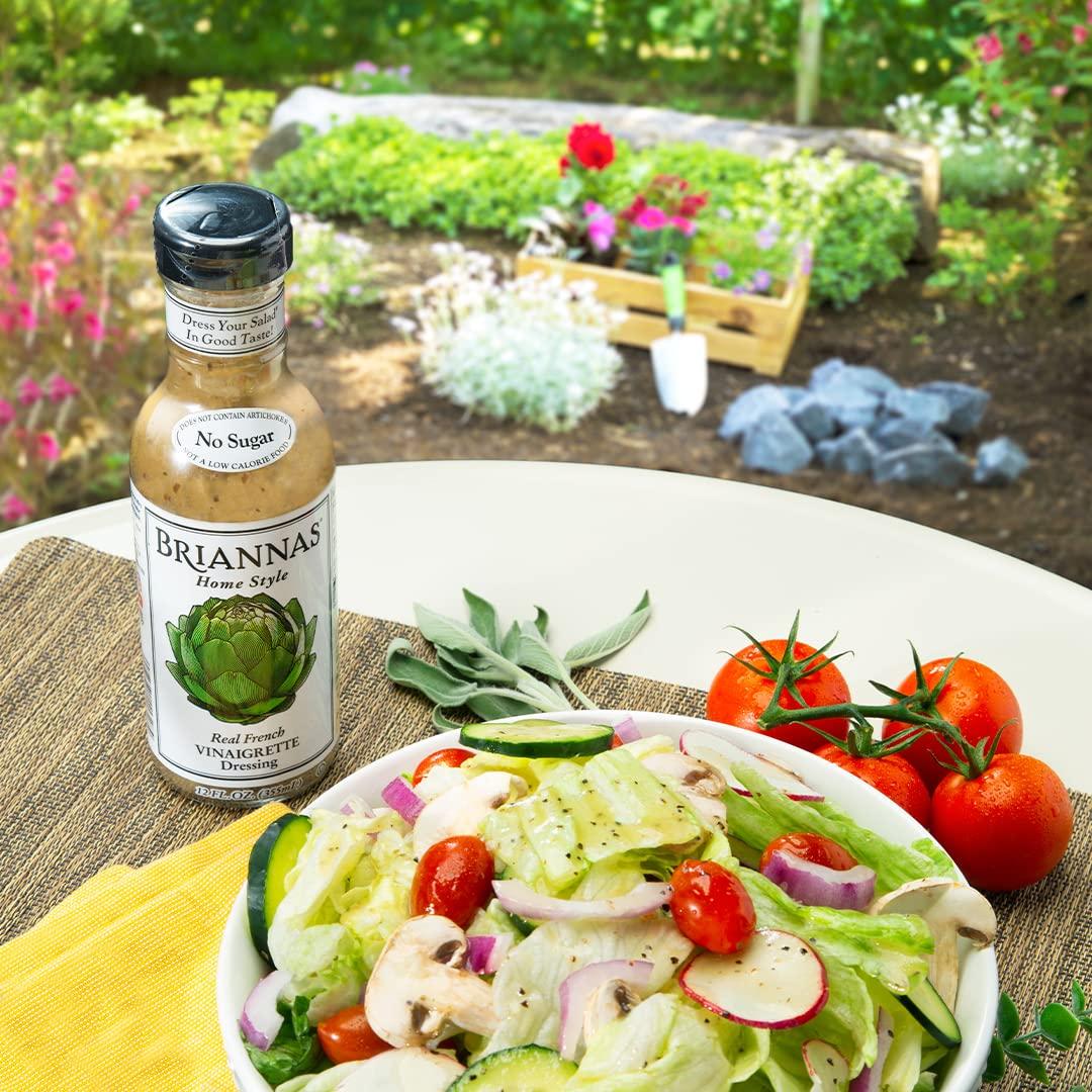 BRIANNAS Home Style Real French Vinaigrette I Gluten Free, Sugar Free