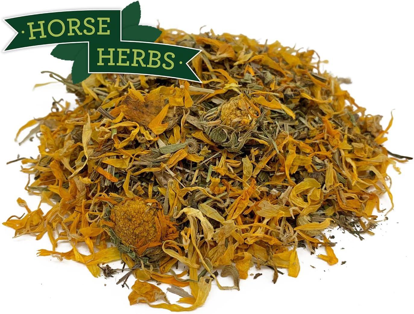 Horse Herbs Cleavers & Marigold Feed Supplement for Horses Equine