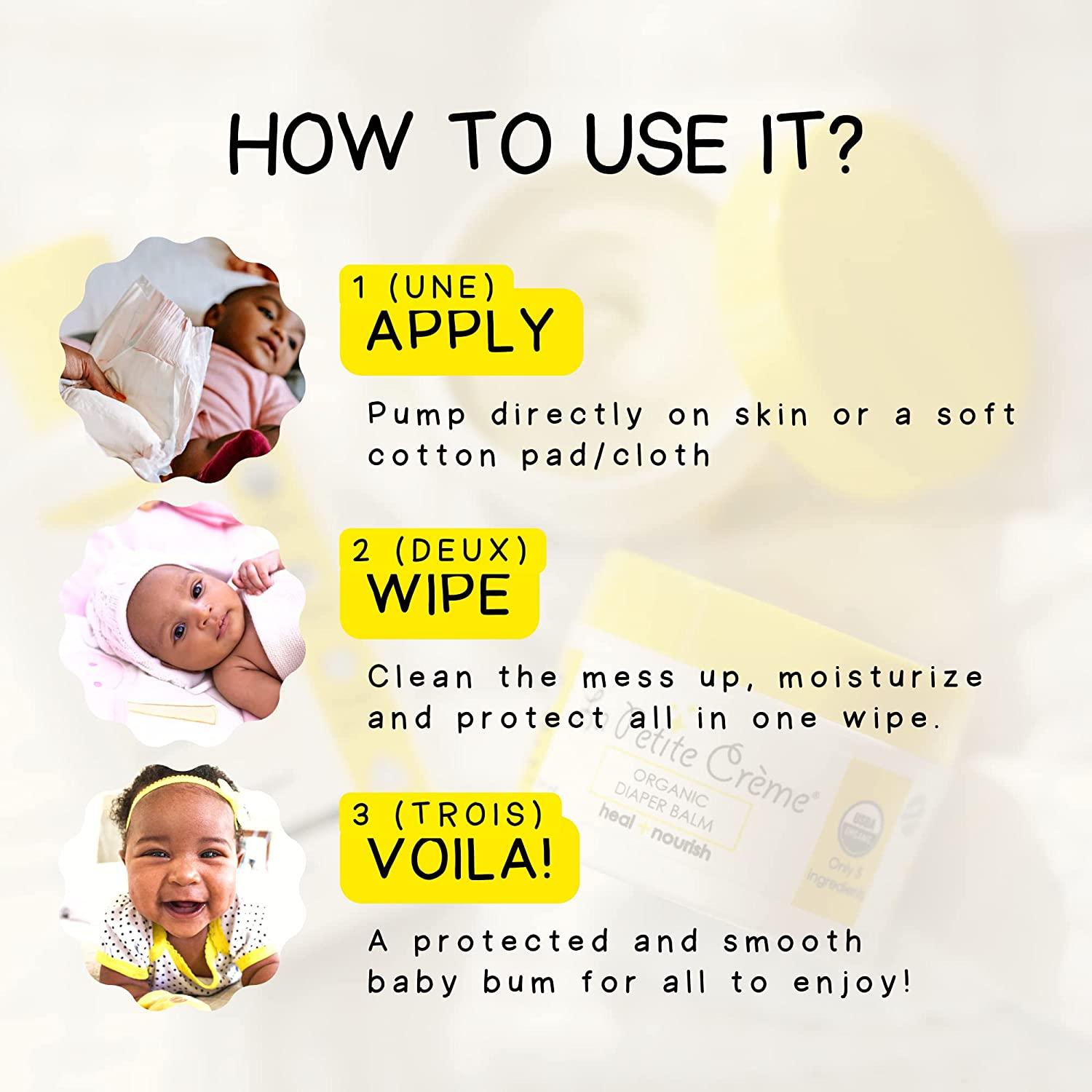 La Petite Creme French Organic Diapering Lotion Diaper Cream