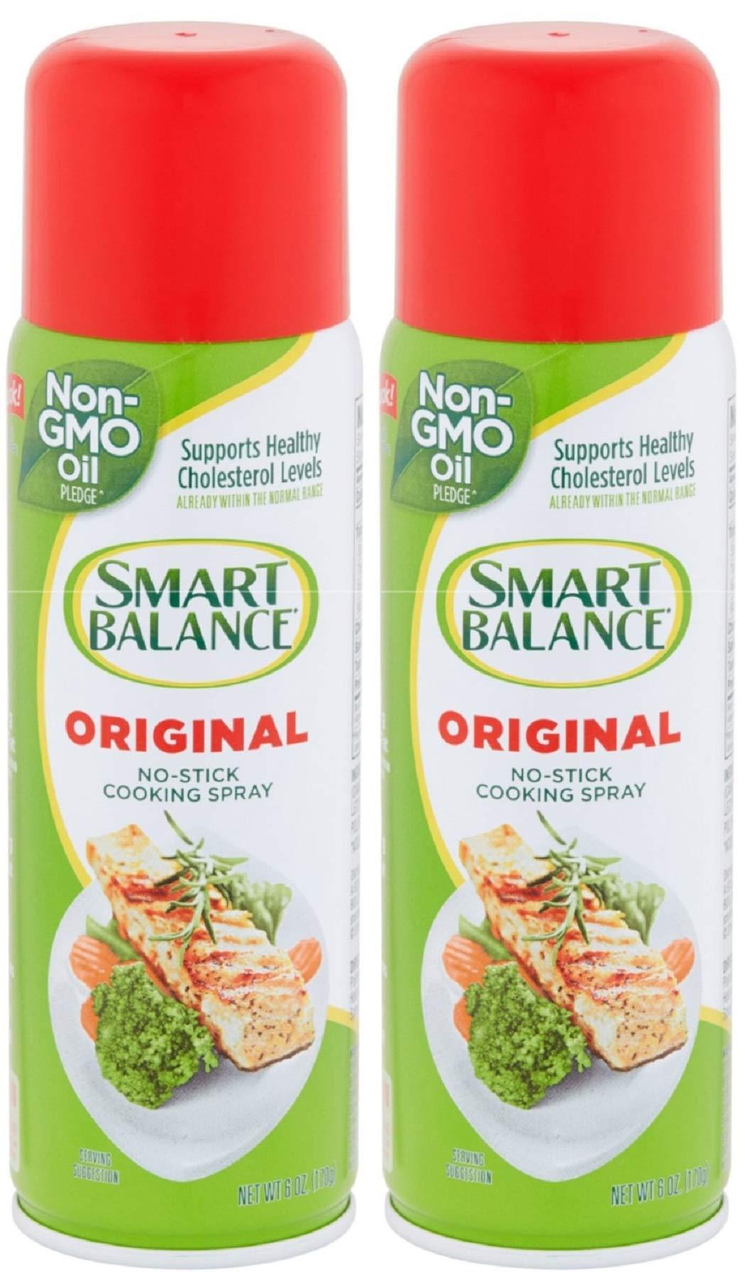 Smart Balance Cooking Spray, NonStick Original , 6 Ounce (Pack of 2)