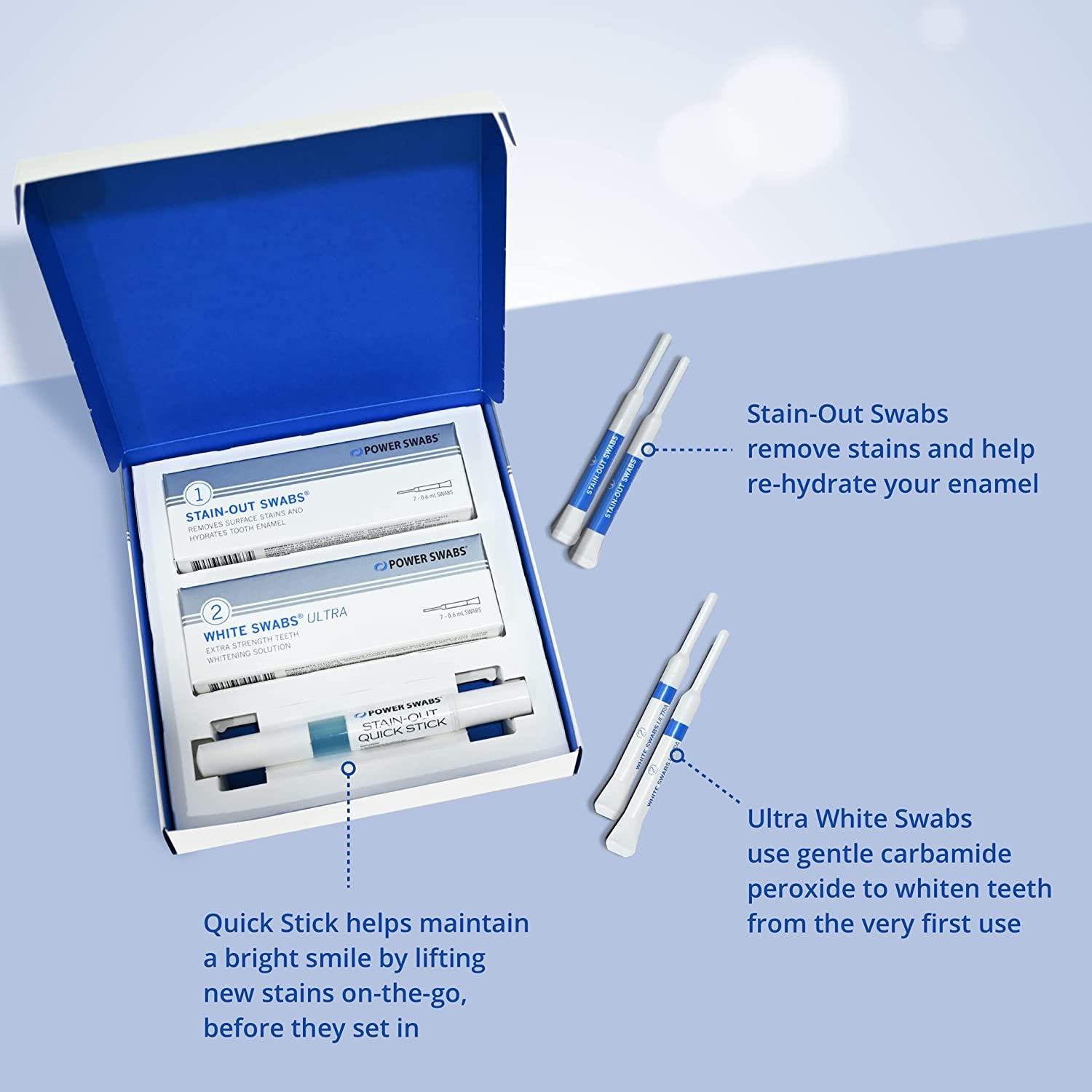 Power Swabs 7 Day Teeth Whitening Kit Professional Teeth Whitening