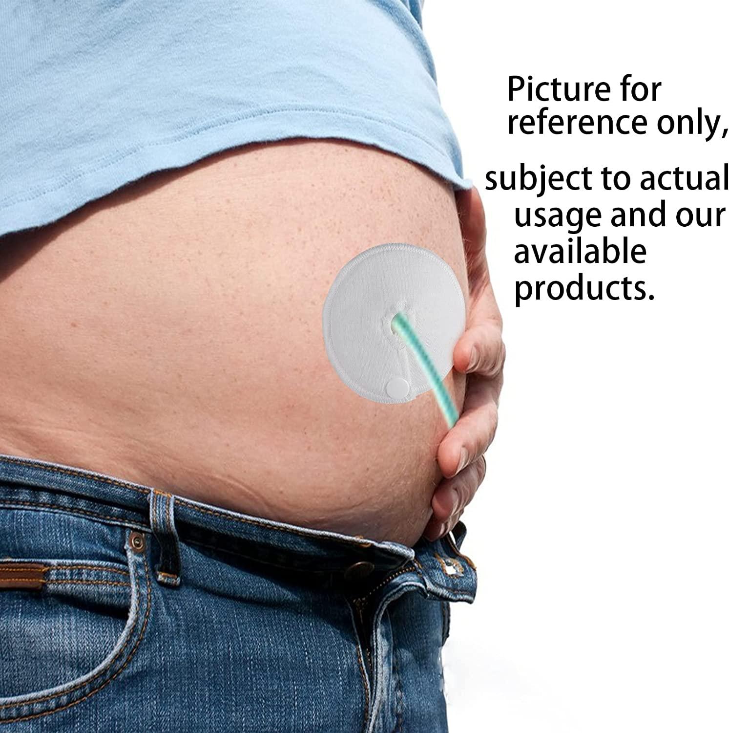 Feeding Tube Pads 12 Pack G Tube Covers & Button Pads for Nursing Care