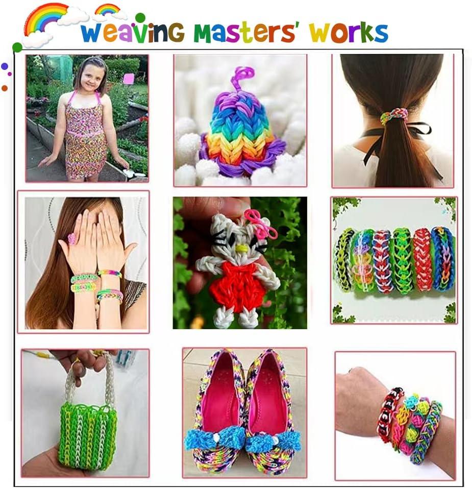 Bracelet Making Kit Sticker Colorful with Braiding Loom Maker