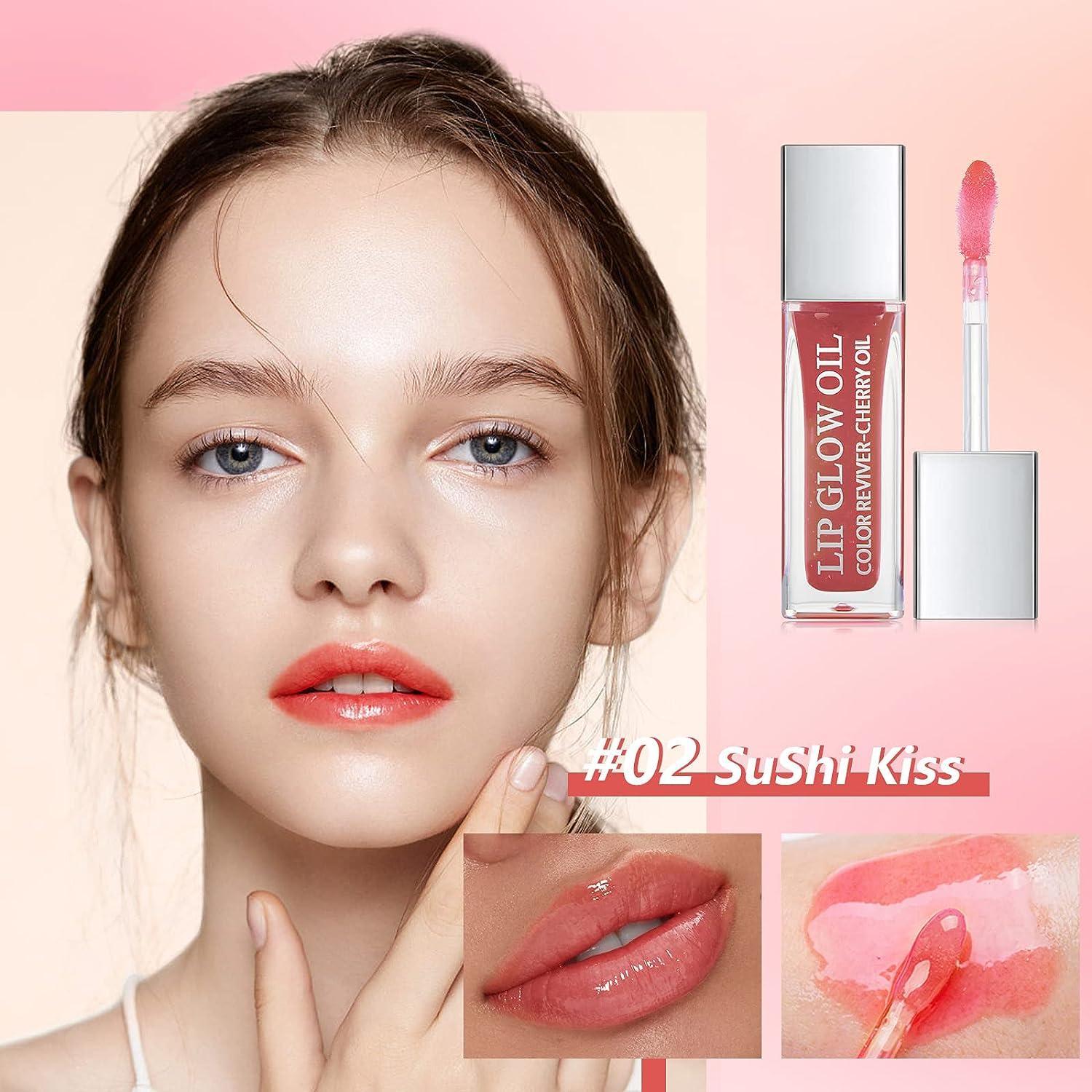 Marine Forest Hydrating Lip Glow Oil Plumping Lip Gloss Transparent Lip