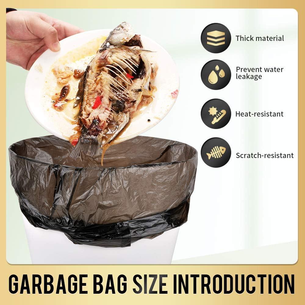 Trash Bags, 4 Gallons 100 Counts Small Garbage Bags for Office,  Kitchen,Bedroom Waste Bin, 15
