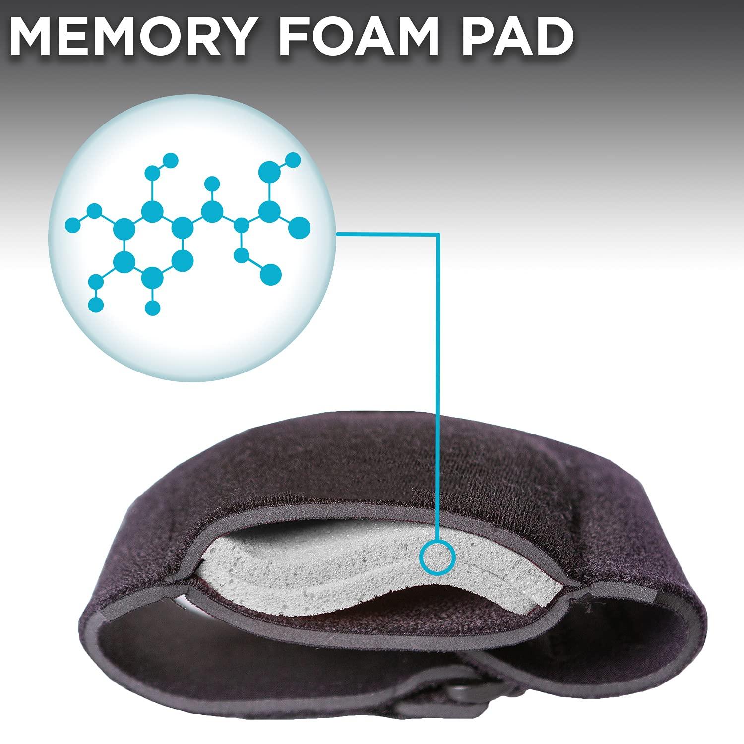 BraceAbility Bursitis Elbow Pad Brace Compression Arm Sleeve Wrap with Padded Soft Support