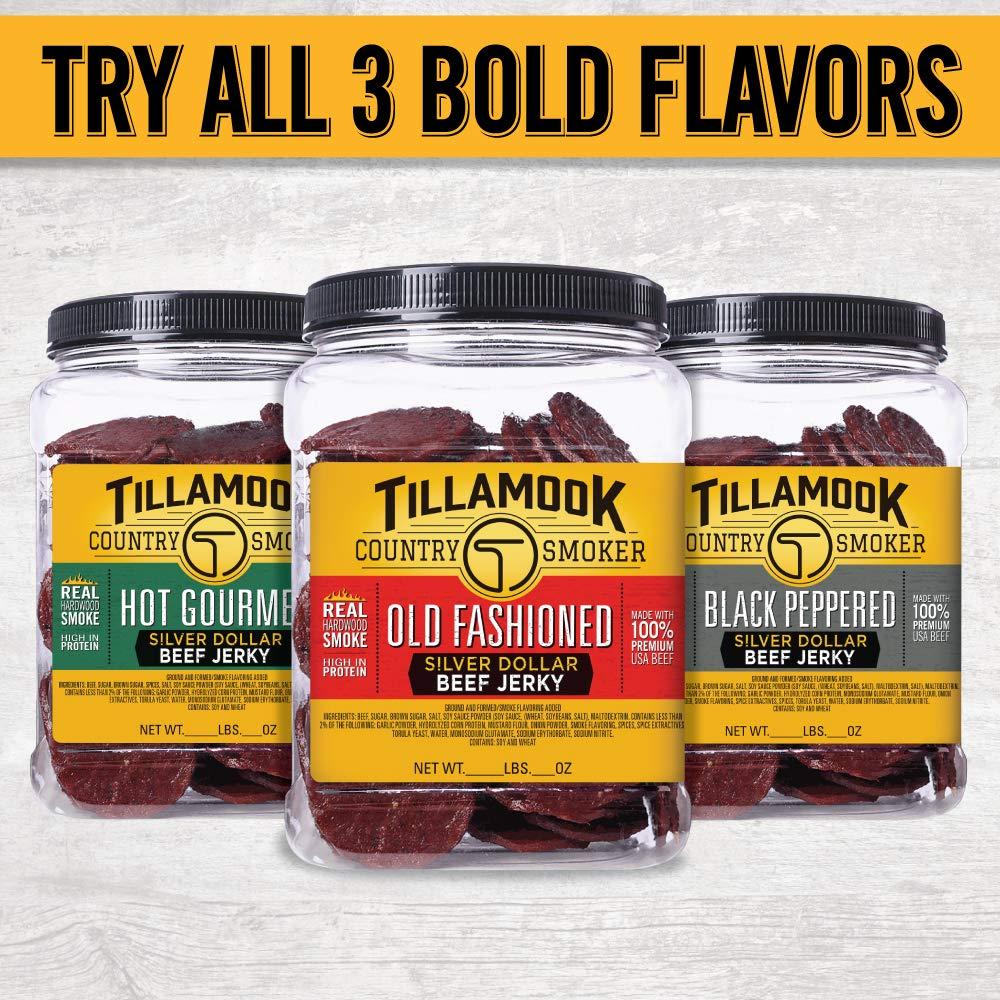 Tillamook Country Smoker Real Hardwood Smoked Silver Dollar Beef Jerky Old Fashioned 13 Ounce