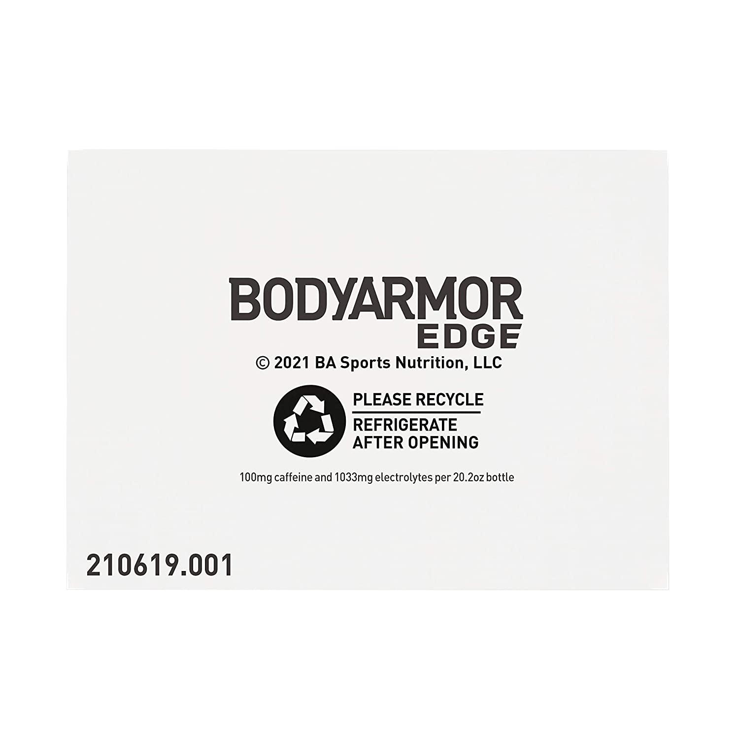 BODYARMOR EDGE Sports Drink with Caffeine, Tropical Chaos, Potassium