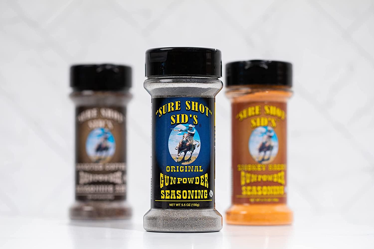 Sure Shot Sids Gunpowder Seasoning Famous Bbq Rub Powder Grill