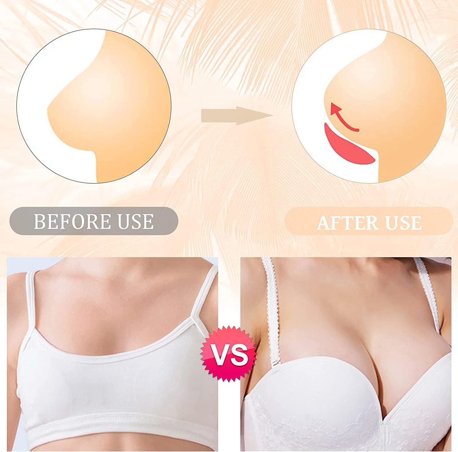 Silicone Bra Inserts Push up Breast Cups Enhancers pads Clear