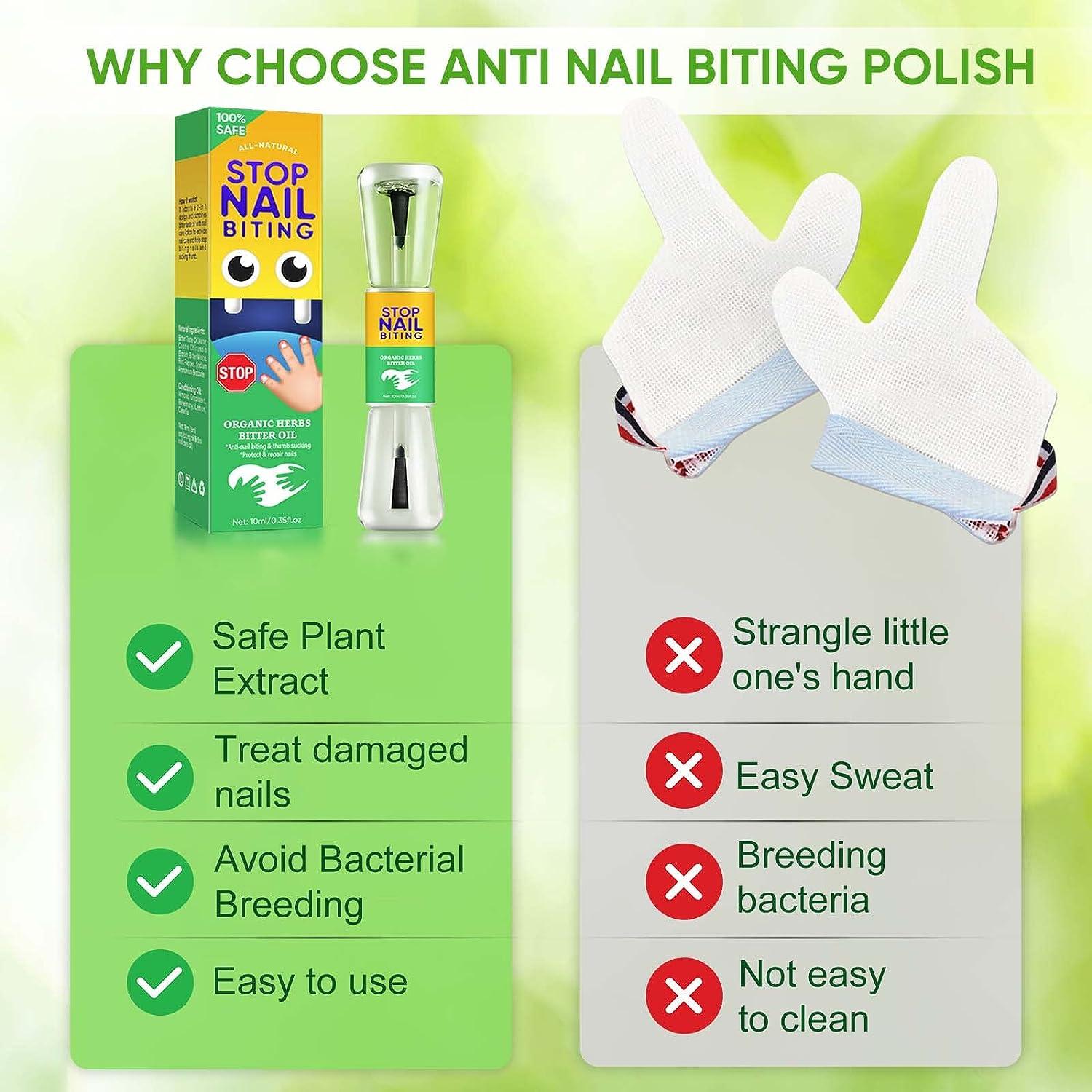 Stop Nail Biting Kids | No Bite Nail Polish For Kids | Nail Care To Help  Stop Putting Fingers In Your Mouth Bitter Taste Easy Application For Ages  3+ | Fruugo AE