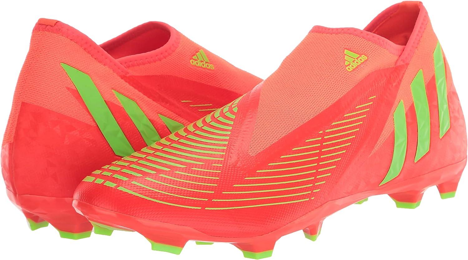 adidas Edge.3 Predator FG Soccer Shoe 9.5 Women/9.5 Men, Solar  Red/Green/Black - Laceless | Buy Now with Express International Delivery |  GoSupps.com
