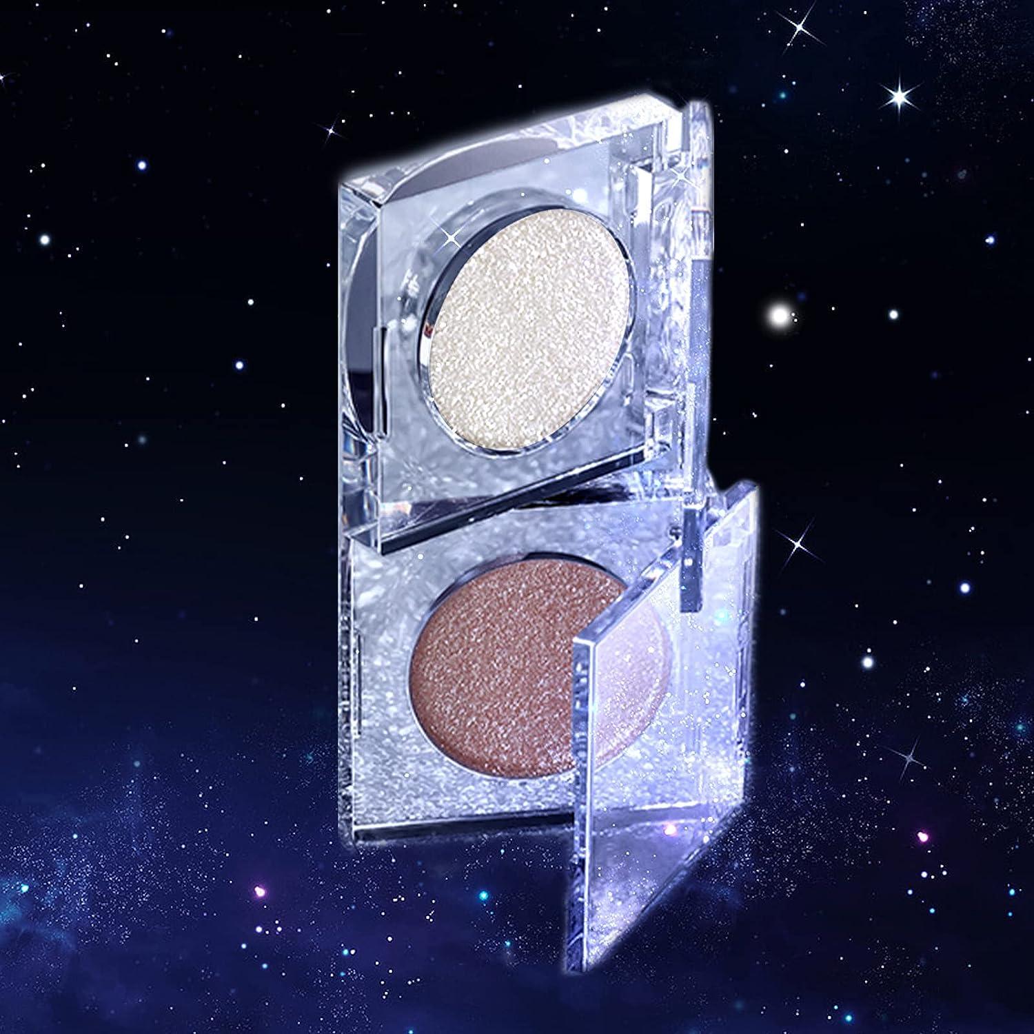Jutqut Shimmer Glitter Eyeshadow Palette - Sparkle Champagne