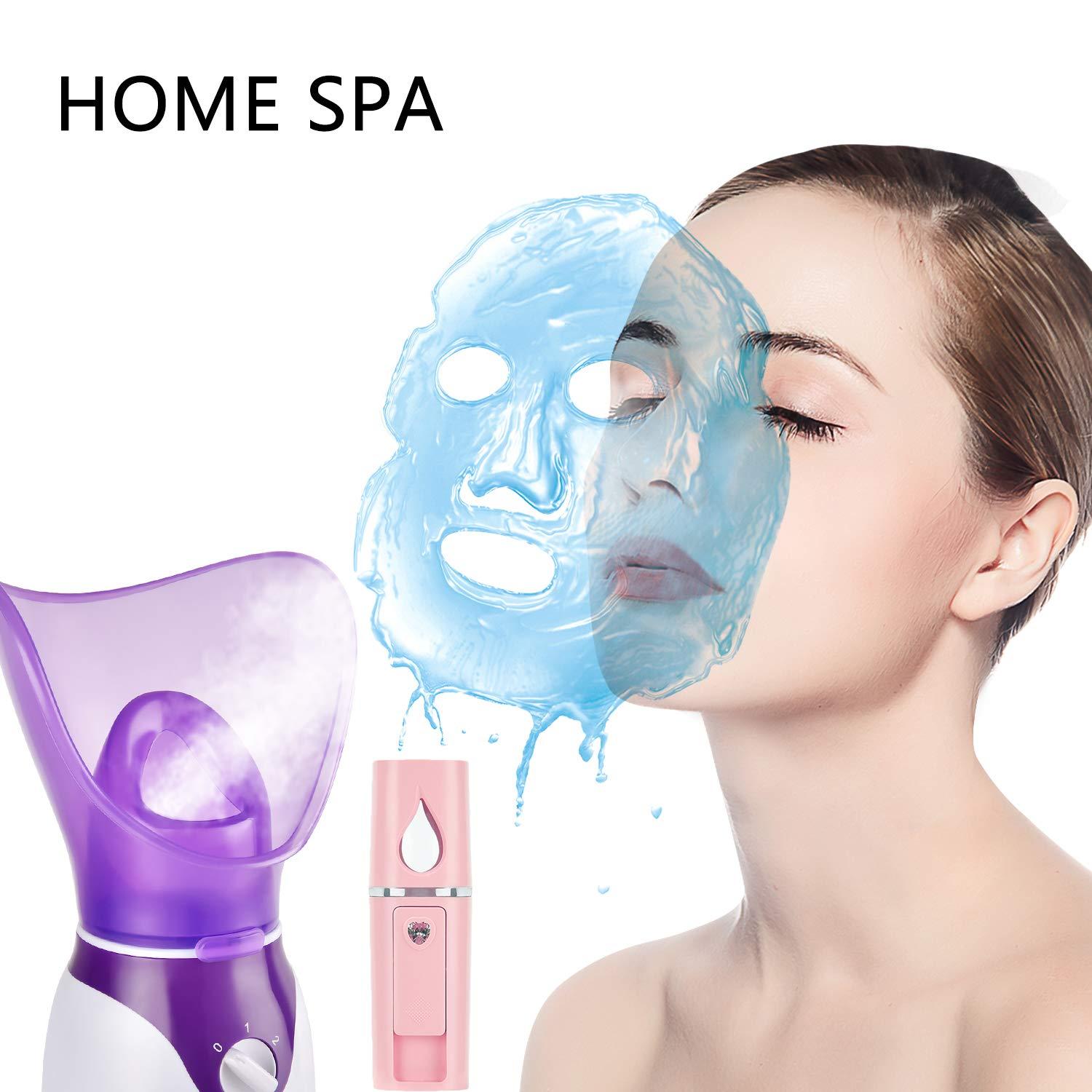 Nano Facial Steamer Set for Deep Cleaning and Pore Purifying