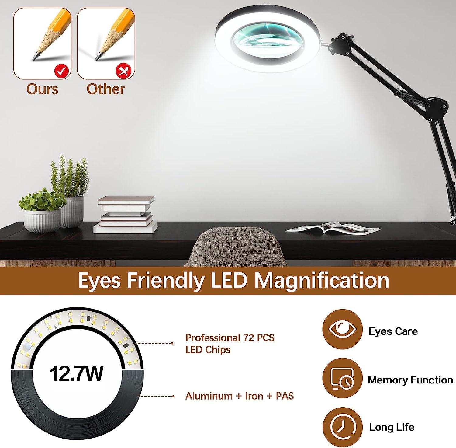 LED LIGHT WITH MAGNIFYING LENS (TOOL ONLY)