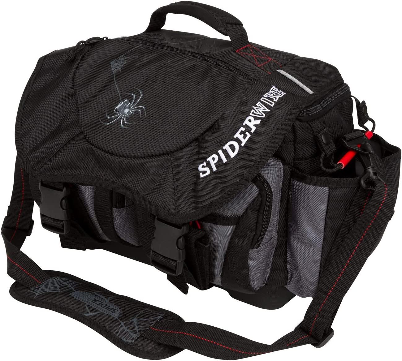 Spiderwire Orb Fishing Tackle Bag, 15.7-Liter, Black