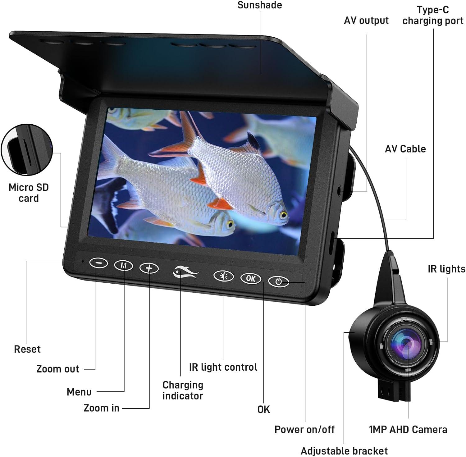 Underwater Fishing Camera DVR Video Recording Underwater Video