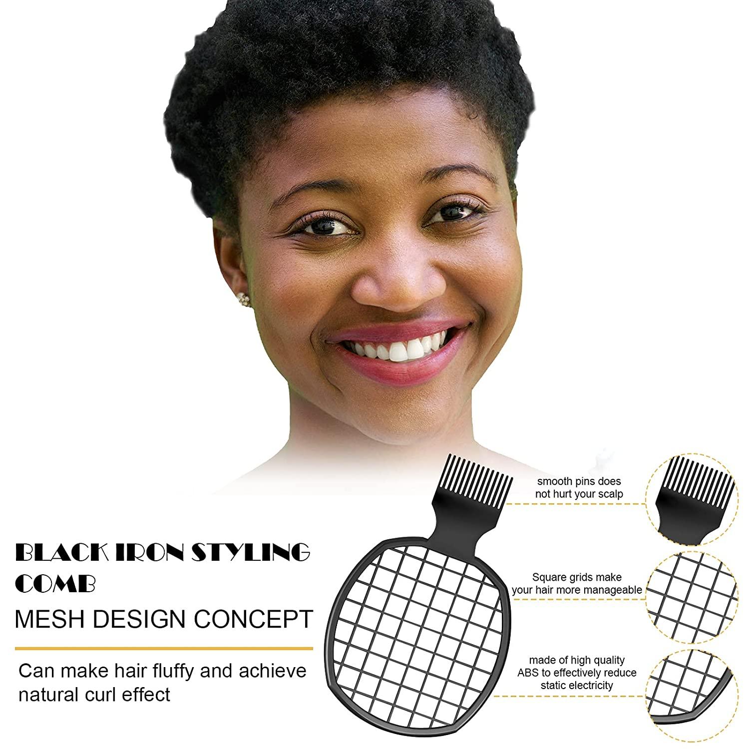 5 Pieces Afro Twist Hair Comb Set Includes Hair Twist Comb Hair Pick