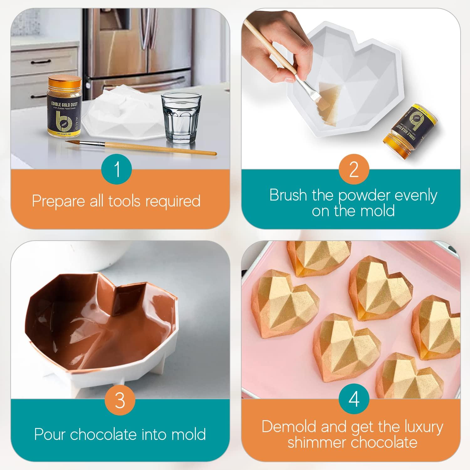 Edible gold dust A Perfect edible gold dust for cake decorating gold