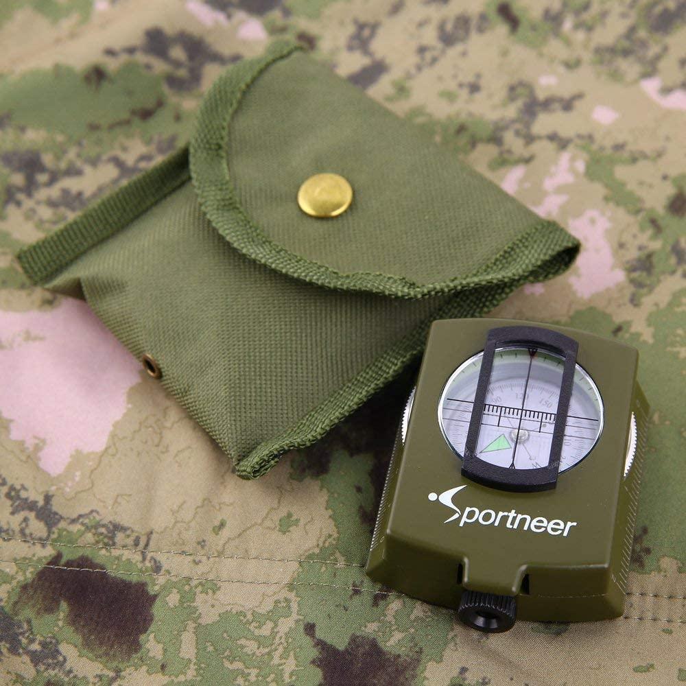 Sportneer Military Lensatic Sighting Compass Compass Survival Tactical ...