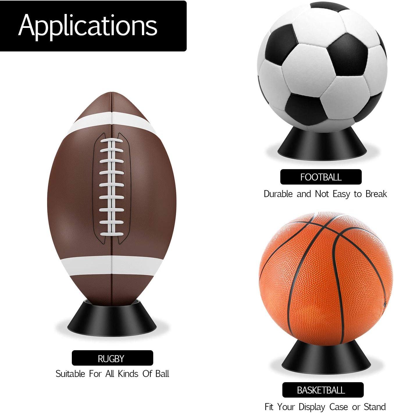 6 Pieces Memorabilia Ball Stand Ball Pedestal Ball Display Stand Holder