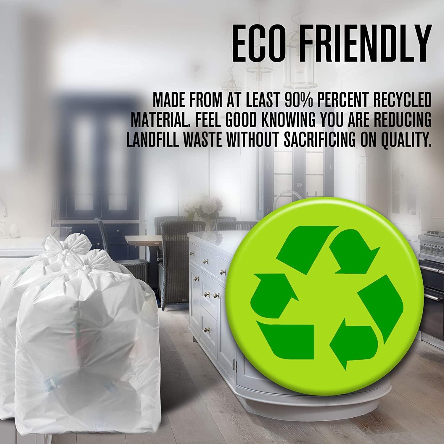 Ultrasac Compactor Bags (40 Pack with Ties) 18 Gallon for 15 inch