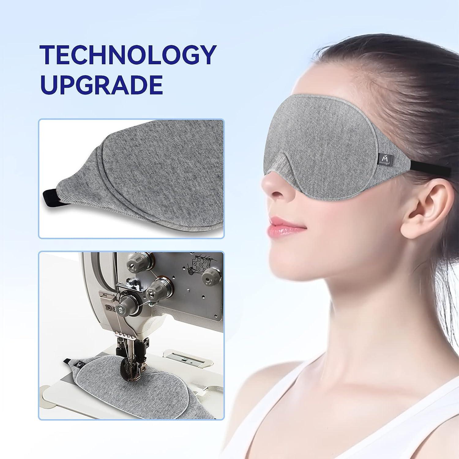 Mavogel Upgraded Sleep Mask for Men Women Luxury Cotton Sleep Eye