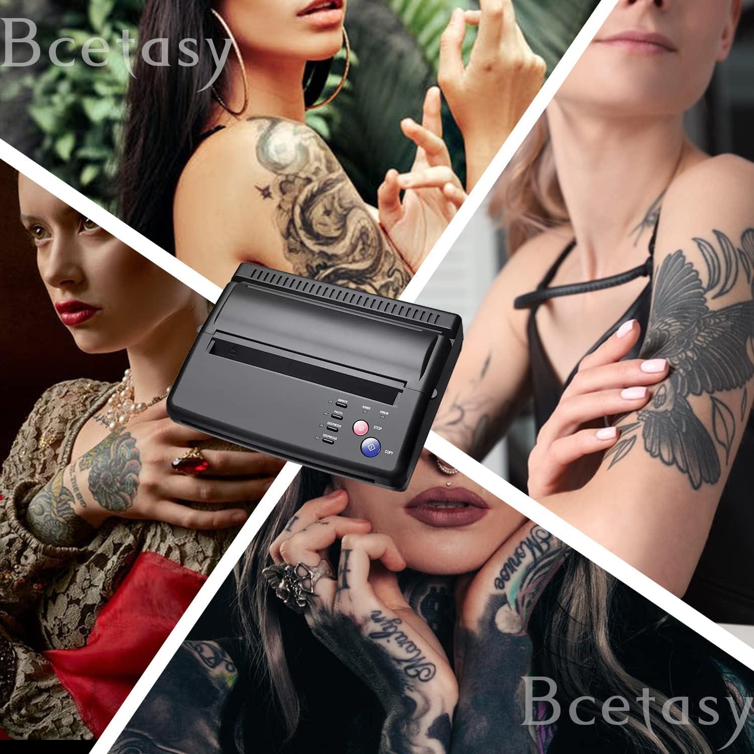 Tattoo Transfer Machine Printer Drawing Thermal Stencil Maker Copier for  Tattoo Transfer Paper Supply Permanet Lighter