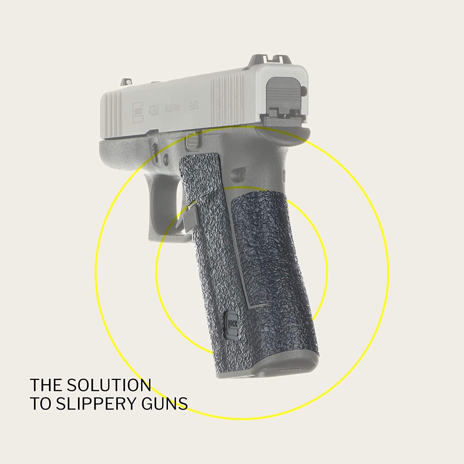 TALON GRIPS Glock 43x 48 Adhesive Pistol Grip Made in USA RubberBlack