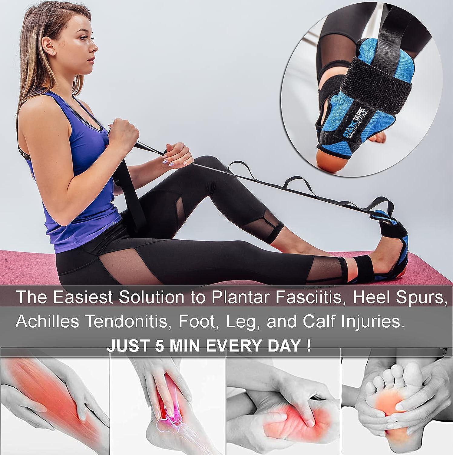 Starktape Foot and Leg Stretcher for Plantar Fasciitis, Heel Spurs