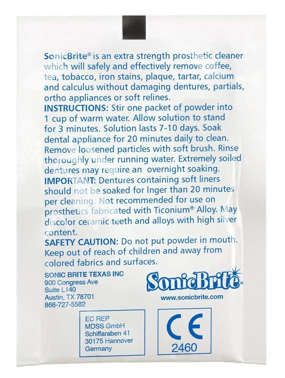 SonicBrite Dental Appliance Cleaning Powder - Thumbnail 4