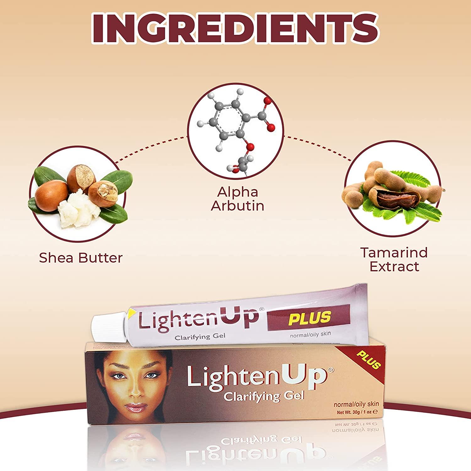 LightenUp Plus Clarifying Gel 1 fl oz Dark Spots Cream with Alpha Arbutin & Tamarind Extract