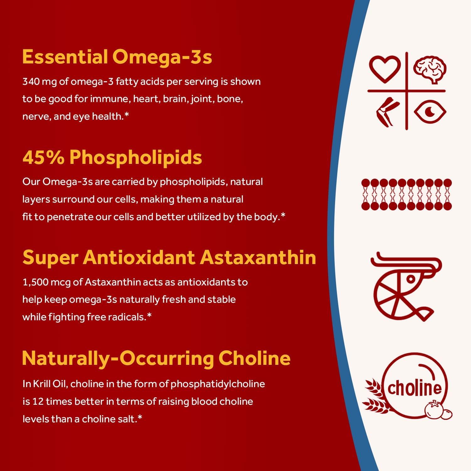 Doctors Recipes Antarctic Krill Oil, 60 Softgels 1000mg, DHAEPA at 12